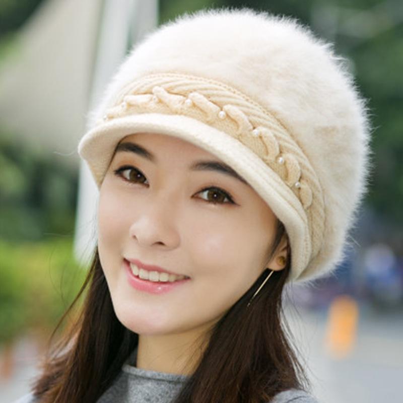 

Fashion Faux Fur Winter Bucket Hat For Women Girl Solid Thickened Soft Warm Fishing Cap Outdoor Vacation Hat Cap Lady Panama, Black