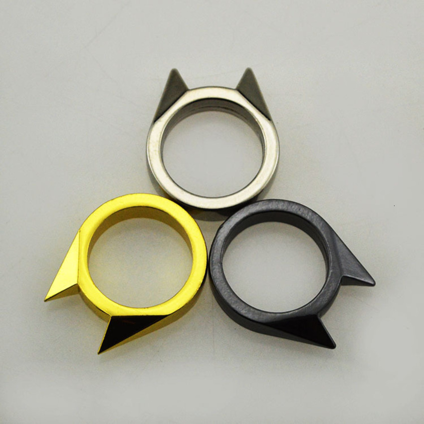 

Products, Self-defense Ears, Single Decorative Finger Ring, Broken Window Device, Women's Wolf Proof Men's Outdoor Products Cat Rings