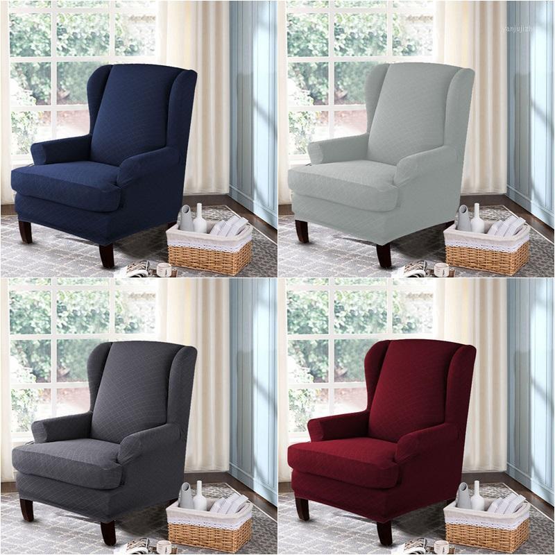 

Nordic Style Chair Cover Elastic Armchair Cover Spandex Stool Solid Color Slipcover All-inclusive Stool Protector1