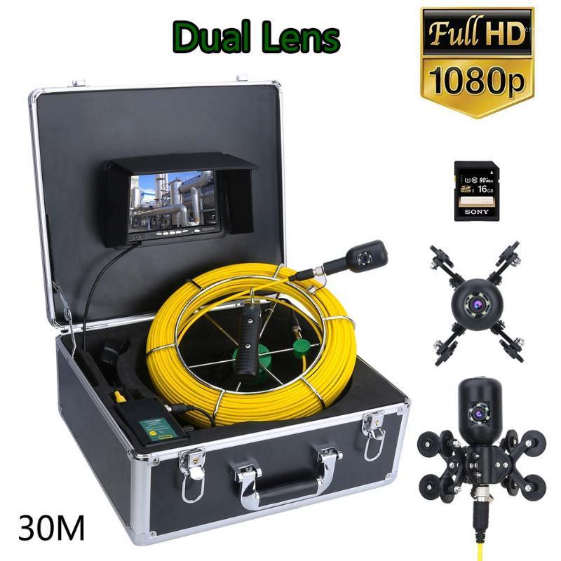 

7inch DVR 30M 50M 1080P HD Dual Camera Lens Drain Sewer Pipeline Industrial Endoscope Pipe Inspection Video Camera1