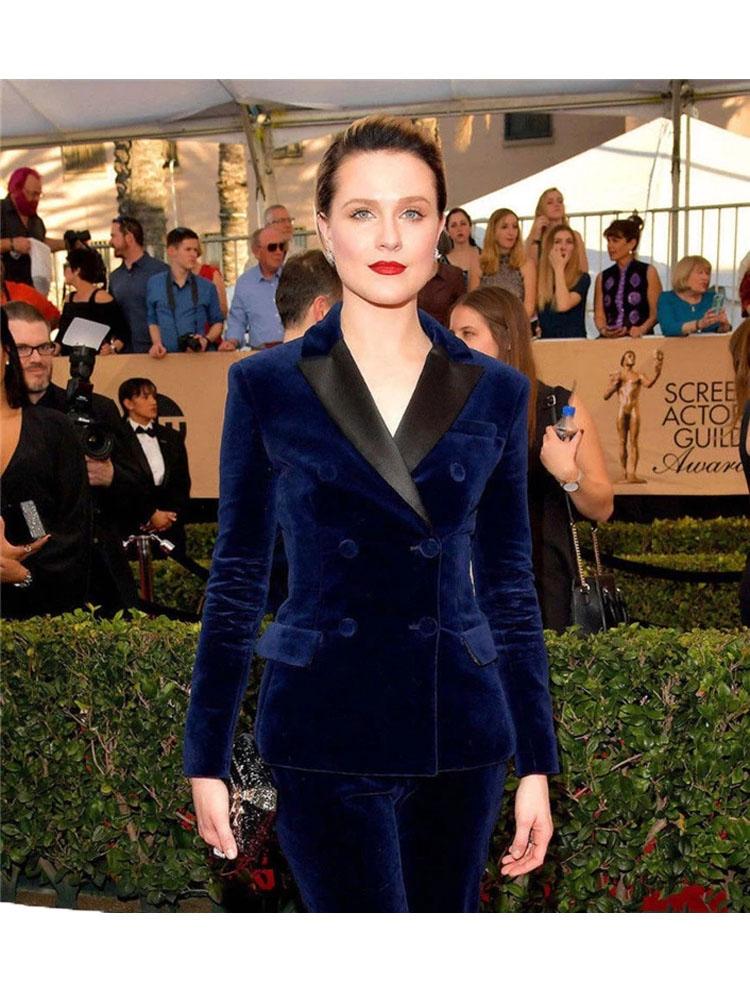 

Business Women Suits for Women Ladies Velvet Single Breasted Blazer with Pants Women's Work Pantsuit Custom Made, Picture style