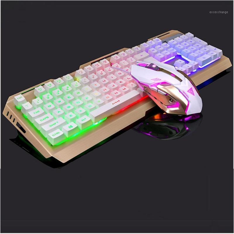 

Gaming keyboard and Mouse Wired USB keyboard with backlight Gamer Kit 1000-4000Dpi Silent Gaming Mouse Set For PC Laptop1