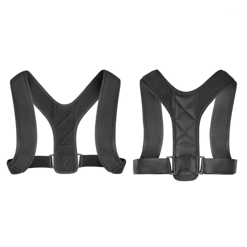 

Back correction with breathable anti-humpback correction with collarbone adjustable sitting position belt1, Red