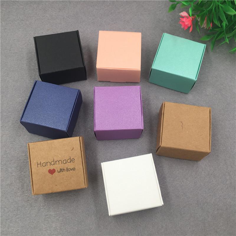 

15pcs Kraft Paper Carton Box Small Gift packaging Box Cosmetic Packing Festival Accessories Packing Event Supplies