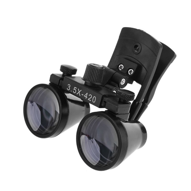 

Dental Loupes 2.5X 3.5X Binocular Medical Magnifier Dentistry Surgical Optical Glass Lens Dentist Clip Loupe T200521