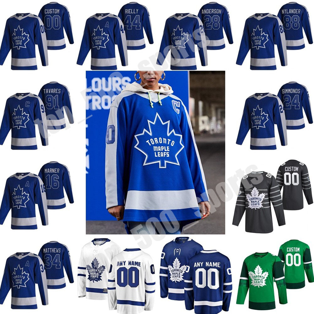 

Toronto Maple Leafs 2021 Reverse Retro Hockey Jerseys 97 Joe Thornton Auston Matthews John Tavares Mitchell Marner Frederik Andersen Custom, Black;red