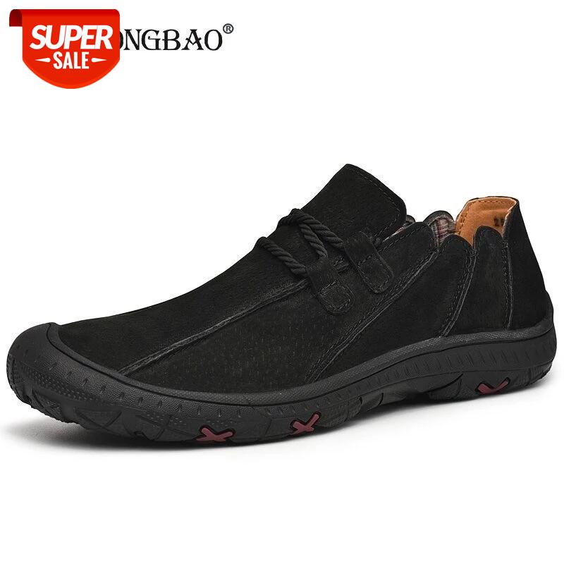 

Men Casual Shoes 2020 Cow Suede Men Loafers Genuine Leather Men's Shoes Breathable Outdoor Driving Male Sneakers Size 48 #XZ9m, Beige