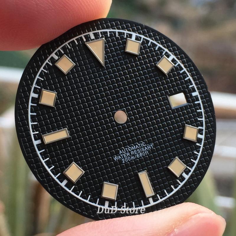 

Repair Tools & Kits BLIGER Sterile Dial 33.5mm Green/Blue/Black Luminous Fits NH35 NH35A NH36 NH36A Movement Watch Parts