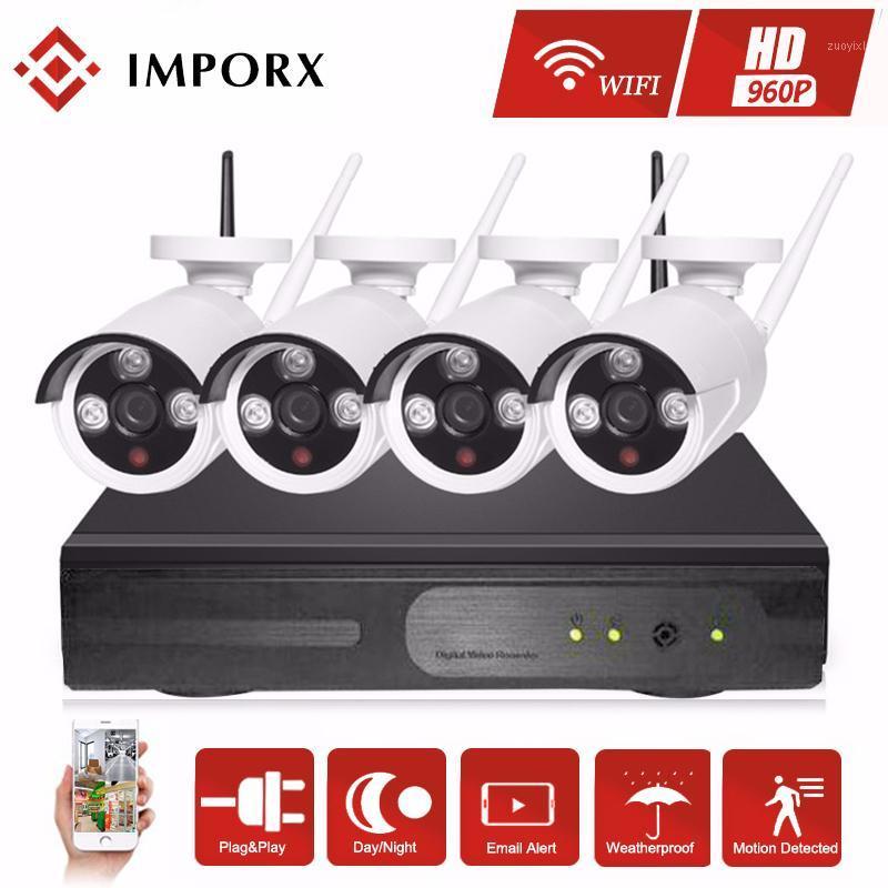 

IMPORX Security IP PTZ Camera Alarm 4CH 960P HD Wireless NVR Kit P2P Indoor Outdoor IR Night Vision WIFI Home CCTV System Kits1
