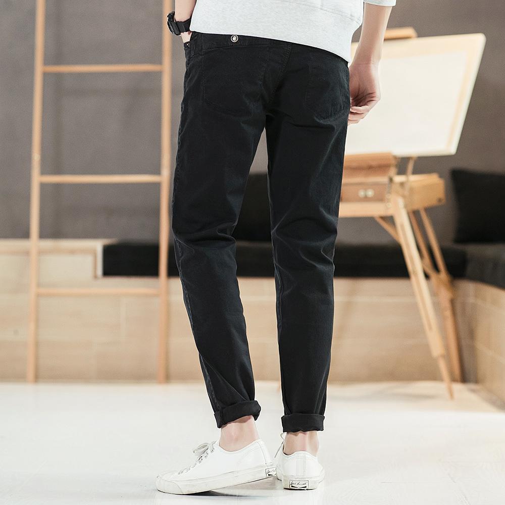 

2021 New Men's Cotton Cargo Pulled Out Simple Solid Trousers of Quality Thin Stretch Pants Top F42 1P6L, Games