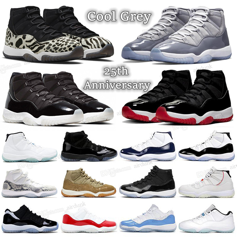 

2022 Newest Cool Grey 11 11S Mens Running Shoes 25Th Anniversary Low Legend University Blue White Bred Concord Cap And Gown Men Women Sneakers Trainers, I need look other product