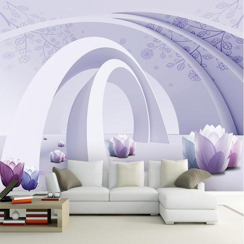 

Dropship Custom Mural Large Mural Living Room Bedroom TV Background Wallpaper 3D Dimensional Red Rose Flowers Wallpaper Murals, As pic