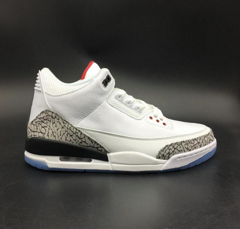 

Shoes Sale 3 Nrg Free Throw Line White Fire Red Cement Grey Man Designer Clear Sole Iii Sneakers Best, Men us7.5=eur40.5