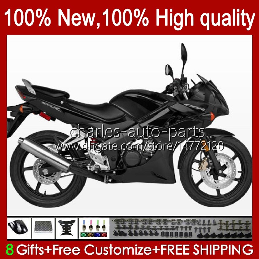 

Body+Tank For HONDA CBR-125R black glossy CBR125R 2002 2003 2004 2005 2006 97HC.59 CBR125RR CBR 125 R CBR 125R 125CC 02 03 04 05 06 Fairing, No. 1