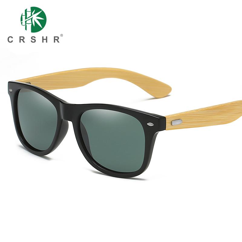 

Sunglasses Vintage Polarized For Men And Women Colorful Lenses Real Natural Bamboo Arms 100% UVA/UVB Ray Protection Glasses
