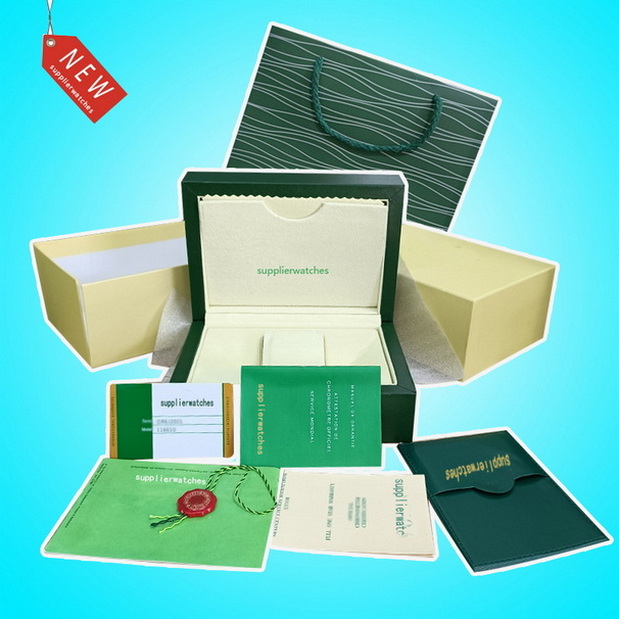 

Hjd Luxury High Quality Perpetual Green Watch Box Wood Boxes For 116660 126600 126710 126711 116500 116610 ROLEX Watches Accessories Cases 2022 U1 ST9 Boxes