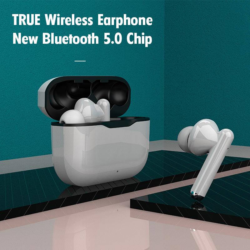 

T06 Tws Wireless Earphone Bluetooth 5.0 In-ear Music Earbud Touch Control Sport Headset Handfree Call With Microphone 300mAh, Black