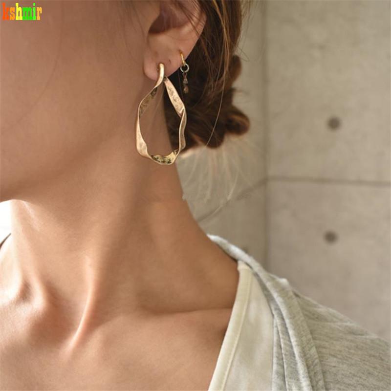 

Dangle & Chandelier Kshmir 2021 Earrings Minimalism, Irregularity, Fashion Jewelry, Jewelry Wholesale Metal Women Geometric A1290