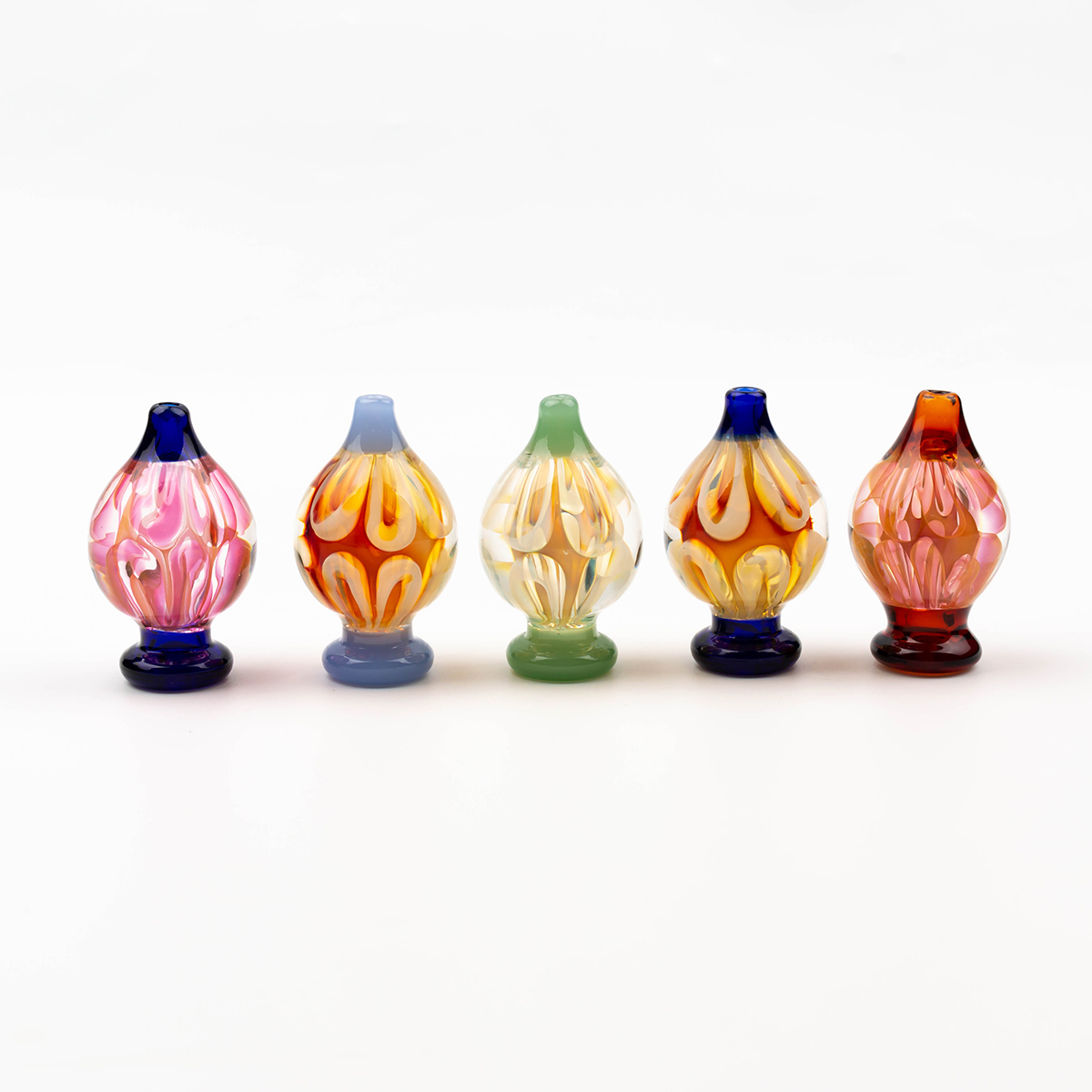 

Hookahs Color Glass Bubble Carb Cap 26mm OD Directional Hole For Quartz Banger Nails dab oil rigs