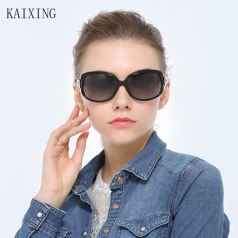 

KAIXING Vintage Sunglasses Women Polarized UV400 Gradient Lens Female Eyewear Anti-glare Glasses for Driving K173