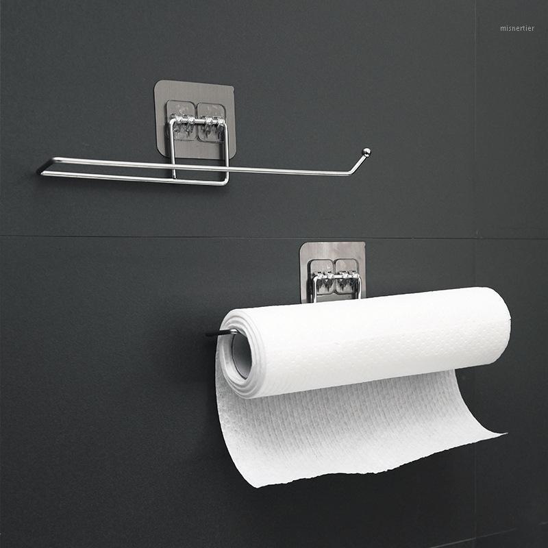 

Bathroom Kitchen Hardware Towel Rack Storage Holder Hanging Waterproof Metal Kitchen Roll Paper Organizer Tissue Hanger Dropship1