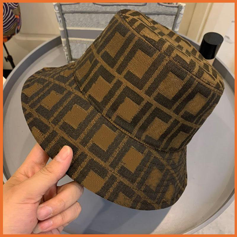 

Mens Bucket Hat Designer Cap Women Men Hats Luxurys Designers Caps Hats Mens Bonnet Beanie Summer Fitted Hat Trucker F Caps NICE D223044F, Brown