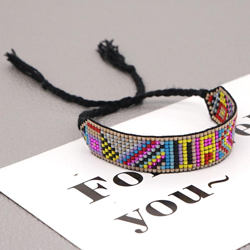 

Go2boho Bead Bracelet For Women Miyuki Pulseras Femme Boho Jewellery Bohemian Colorful Jewelry Ethnic Bracelets For Girl Gift