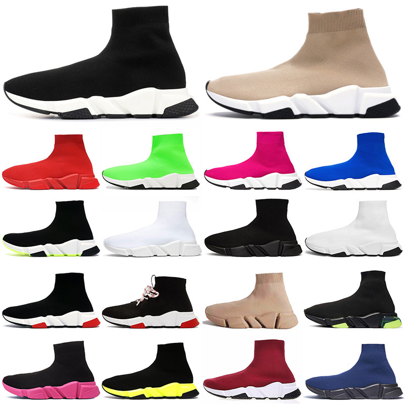 

sock shoes men women sneakers speed Graffiti black white Clearsole tripler étoile beige shoelace mens trainer outdoor platform casual shoe, A8 blue 36-45