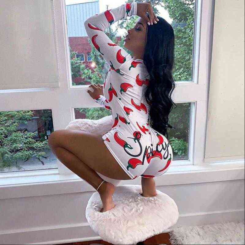 Sexy Womens Romper Onesis Women Sleepwear Jumpsuit Bodysuit Long Sleeve Deep V Neck Stretch Leotard Short Pajamas Overalls for-image-673237974