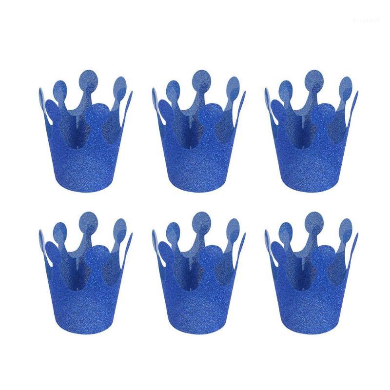

12pcs PVC Decorative Gift Crown Hat Glitter Reusable Ultralight Cute Solid Fashion Party Supplies Birthday Bling Baby Kids1