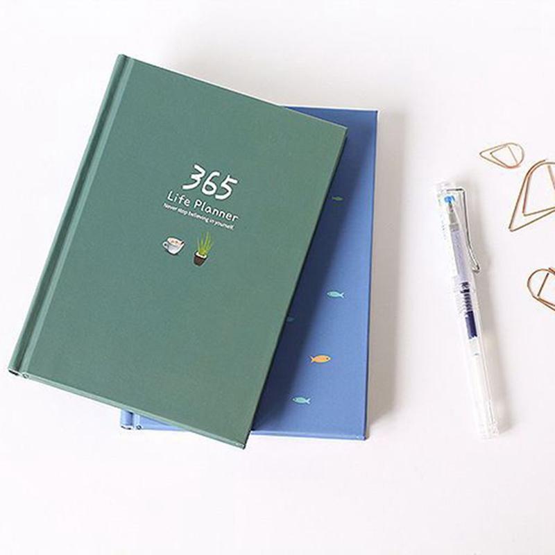 

Cute Stationery Notebook 365 Planner Kawaii Weekly Monthly Daily Diary Planner 2021 Notebooks And Journals School Supplies1