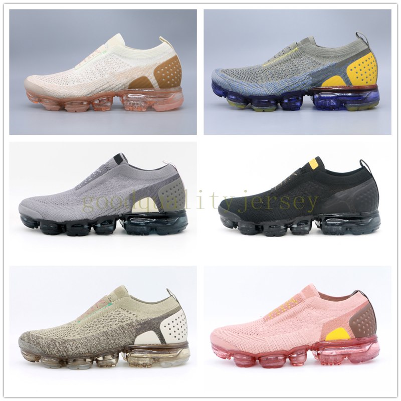 

2020 cushion Moc 2 Laceless 2.0 Running Shoes Triple Designers Men Women Sneakers Fly knit Athletic Trainers Chaussures size 36-45, Color 13