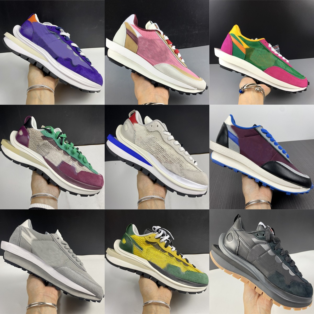 

VaporWaffle LD Waffle Men Women Running Shoes Royal Dark Iris Tour Yellow Villain Red Dark Pine Green Pigeon Gusto Trainers Sports Sneakers