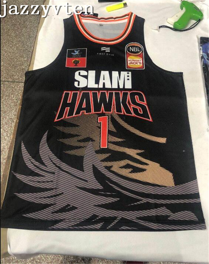 

SLAM HAWKS European League 1# Lamelo Ball Swingman kings SHIRTS basketball jersey heat tranfer printing great quality, Ivory