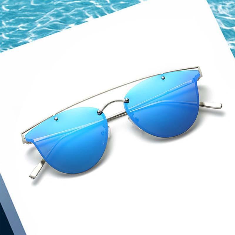 

Sunglasses Fashion Cat Eye Summer Women Polarized 2021 Double Beam Design Ladies Round Sun Glasses Gafas Mujer1