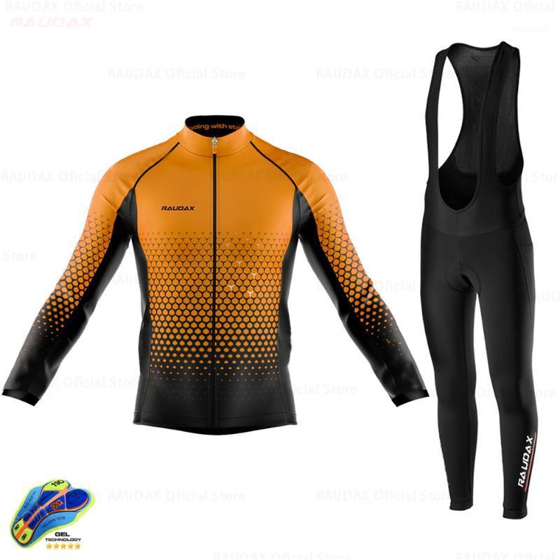 

2020 Men's Jacket Spring Quick Dry Cycling Clothing with 19D Gel Pad Cycling Tights MTB Jersey Set Downhill Bike Uniform1, Bib cycling set