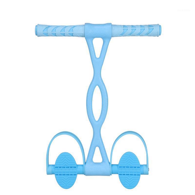 

YINGTOUMAN Women Yoga Band Multi-Function 4-Tube Tension Rope Foot Pedal Pull Resistance Fitness Sports Fitness Yoga Equipment1, Blue
