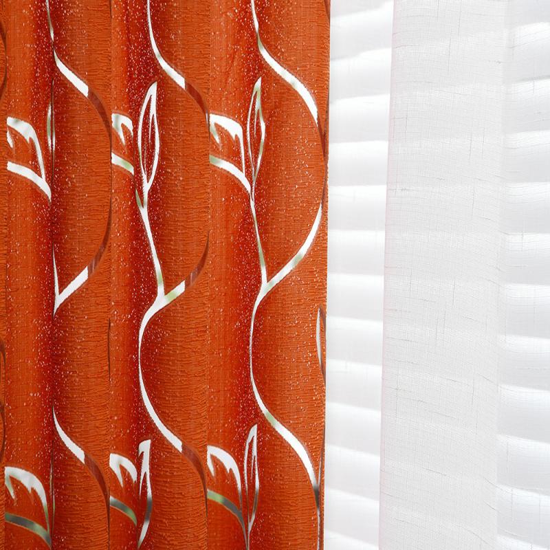 

Hot Sale 1 PCS Vines Leaves Tulle Door Window Curtain Drape Panel Sheer Scarf Valances Modern Bedroom Living Room Curtains#C7