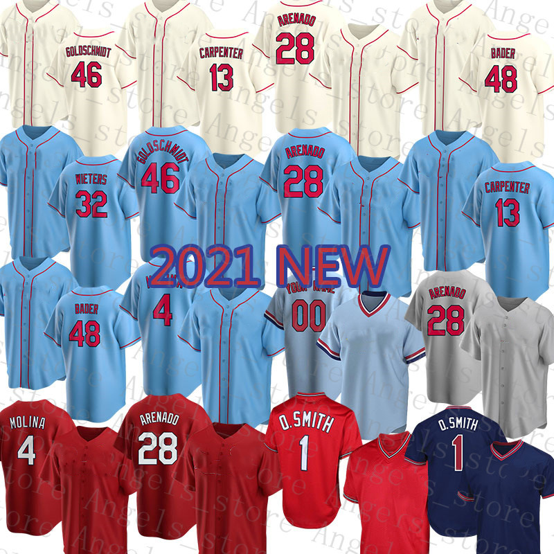 

Mens Women Baseball Jersey 28 Nolan Arenado Custom 46 Paul Goldschmidt 4 Yadier Molina 50 Adam Wainwright 25 Dexter Fowler, Custom(hongque retro