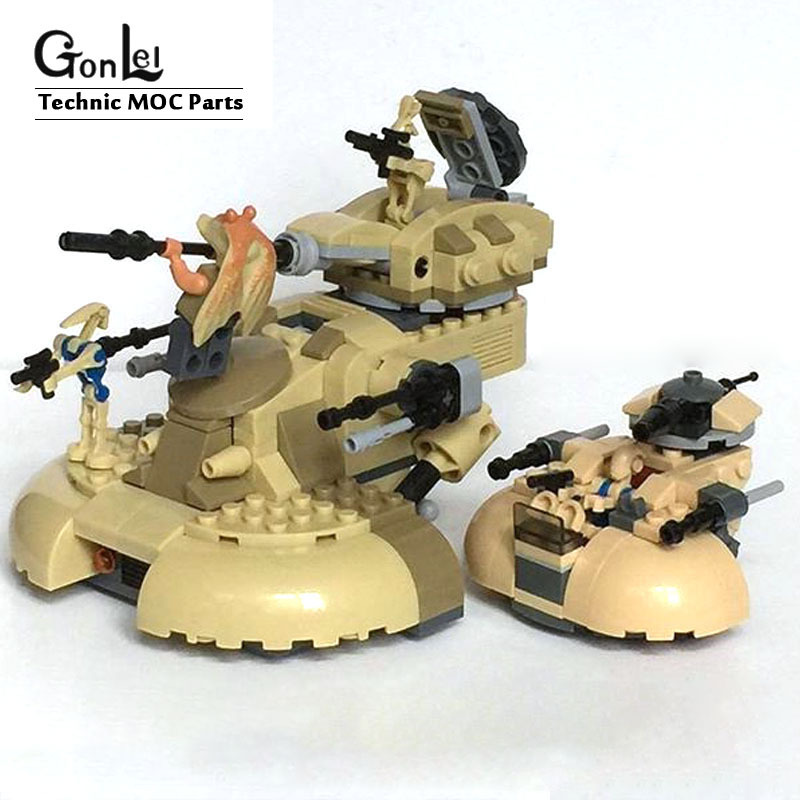 

MOC-10371 AAT Tank MOC Building Blocks Bricks DIY Toys for children Game Weapon Weapon Model Compatible with Star Plan Wars X0102