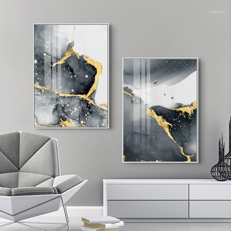 

White and Black Abstract Oil Painting on Canvas Cuadros Posters and Prints Scandinavian Wall Art Picture for Living Room Decor1