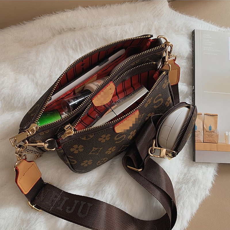 

Women Crossbody Bag 2020 New Fashion Classic Printed Pattern Shoulder Messenger Chain Lady hand Bags Ladies Fashionable handbags Y1223