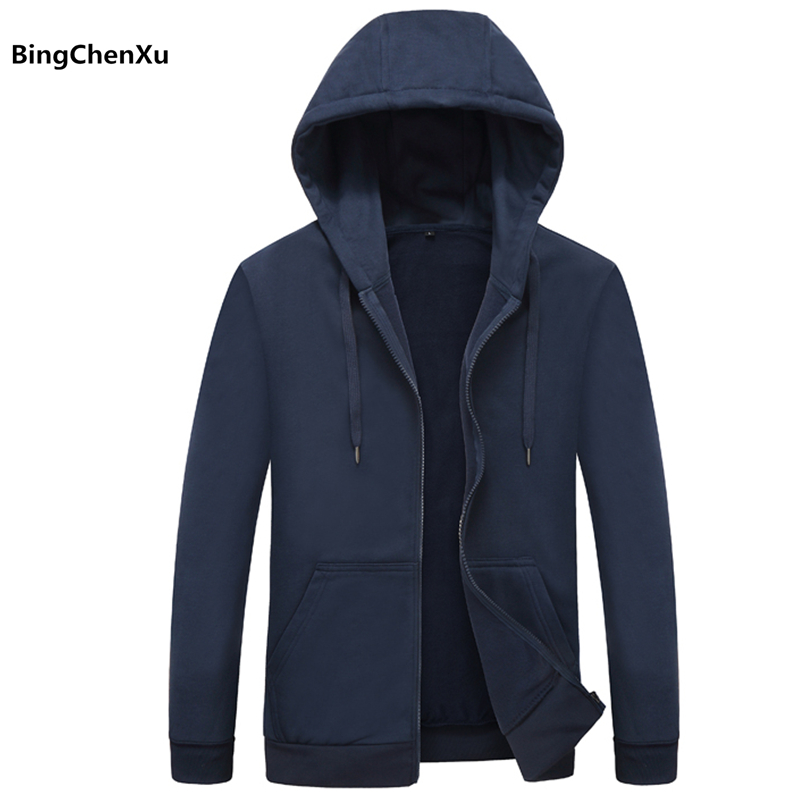 

2019 hoodies casual Men' hooded sweatshirt men winter and autumn new Fashion warm hoodies sweatshirts men, Black