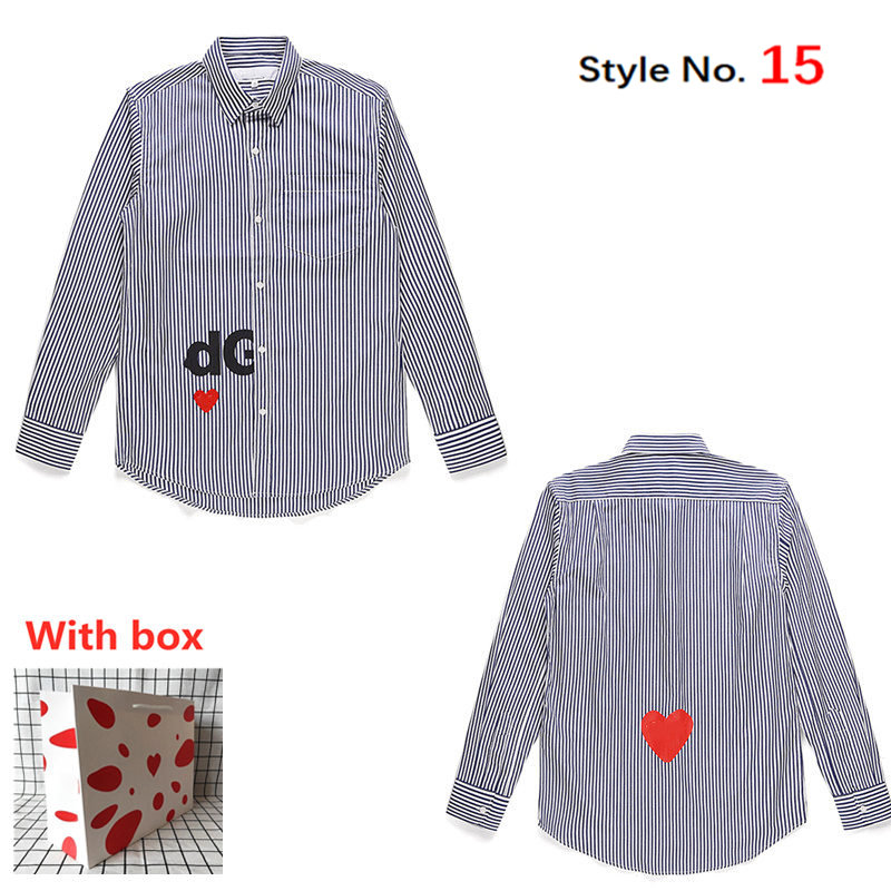 

Men's Shirts Women's Long Sleeve High Quality Casual Shirts Letter Printed Hip Hop Style Clothes With Label Box, 1pcs button