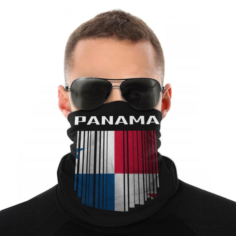 

Panama Flag Scarf Neck Face Mask Men Women Halloween Tube Scarf Seamless Bandanas Multi-functional Headwear Outdoor Hiking