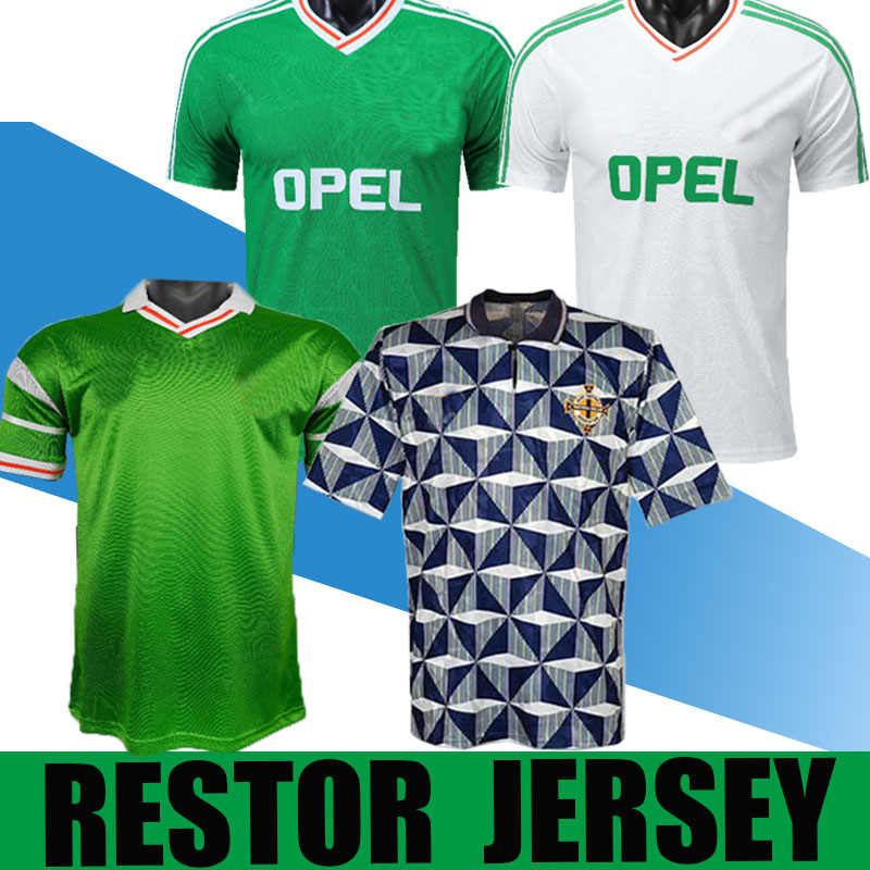 

88 90 93 94 Ireland RETRO soccer jersey vintage football shirt Republic of Ireland National Team Jerseys 90 92 World cup kit green white