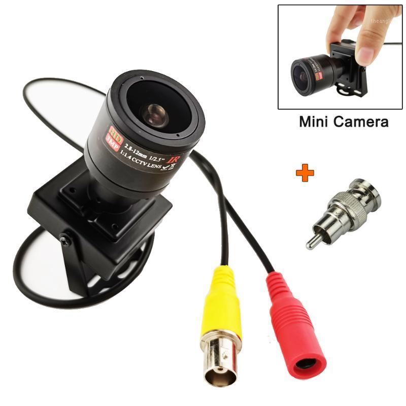 

Metal Micro 2.8-12mm lens Varifocal Mini Camera 700tvl Adjustable Lens +RCA Adapter For Security CCTV Camera Car Overtaking1