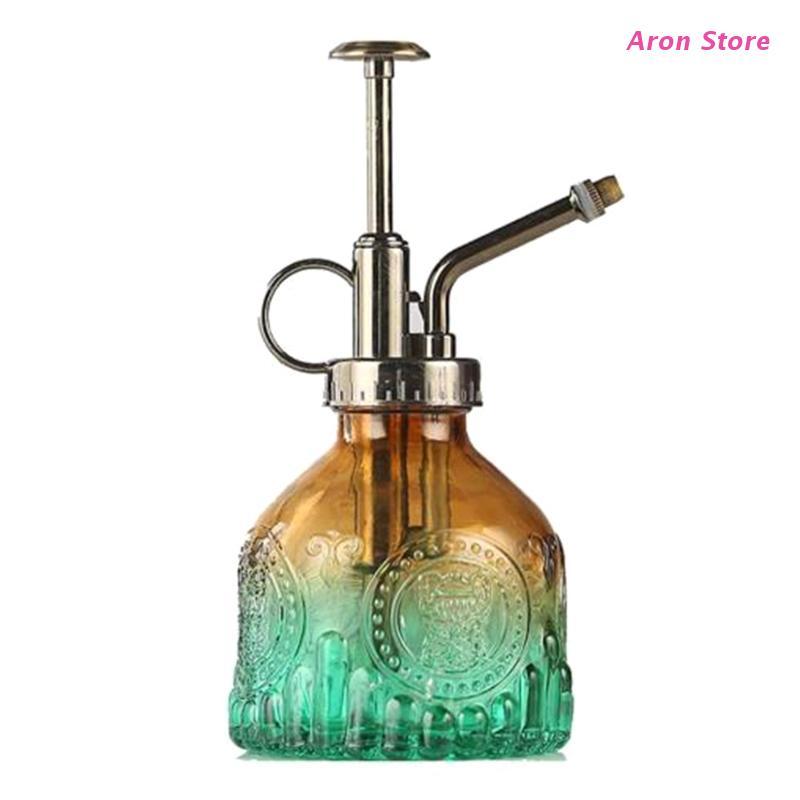 

Colorful Retro Glass Watering Spray Watering For Garden Plants Flower 200ml, Red