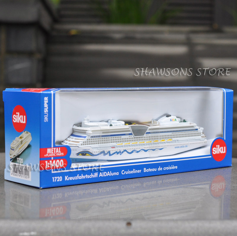 

Siku 1720 Diecast Ship Model Toy 1:1400 Aida Cruiser Cruiseliner Miniature Replica Collection