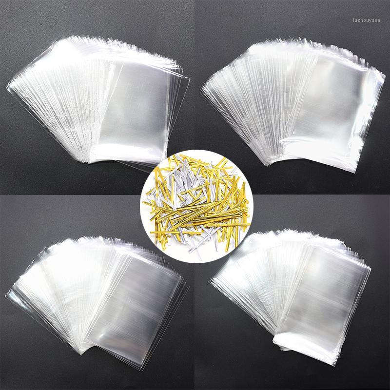 

100pcs/lot Candy Lollipop Cookies Clear Opp Plastic Bags with Sealing Twist Ties Packaging Cellophane Bag Wedding Party Gift Bag1